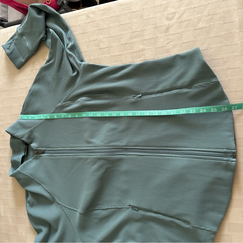 Athleta Full Zip Salutation Ribbed Jacket in Oxid… - image 11
